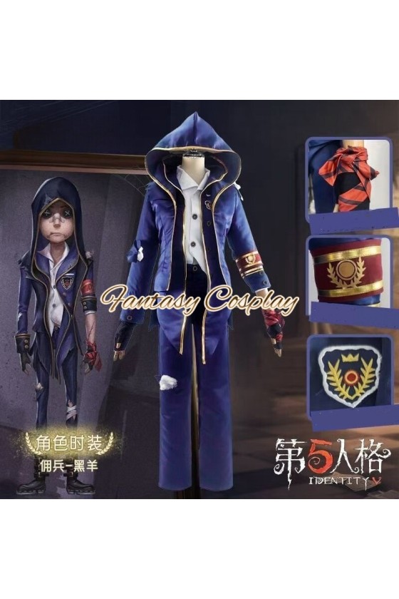 Identity V Mercenary Naib Subedar Ivory Tower Black Sheep Cosplay Costume